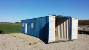 8x40 insulated shipping container office for sale call 1 519 741 6317 or visit www AffordableBuildings ca pic4
