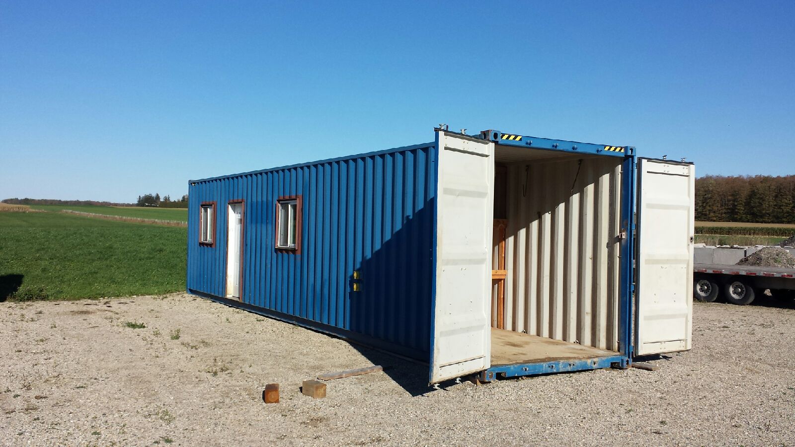 ship containers office construction